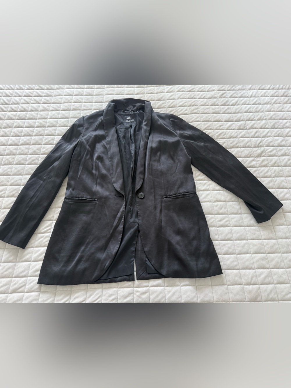 Madewell Black Single-Button Women's Blazer